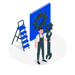 Technical diagnosis illustration